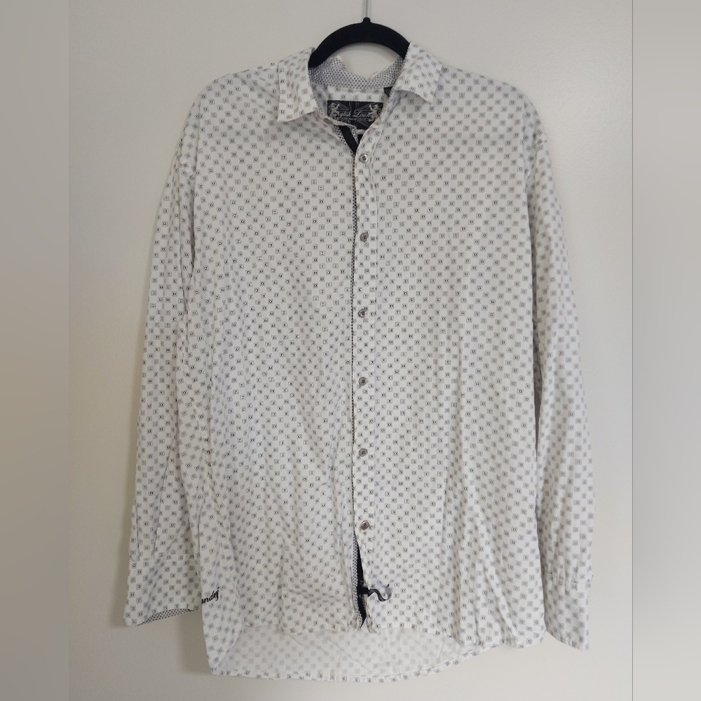 Large English laundry button down shirt